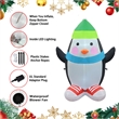 Jeco Giant Weather Resistant Polyester Inflatable LED Christmas Penguin