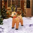 Jeco Giant Weather Resistant Polyester Inflatable LED Christmas Reindeer