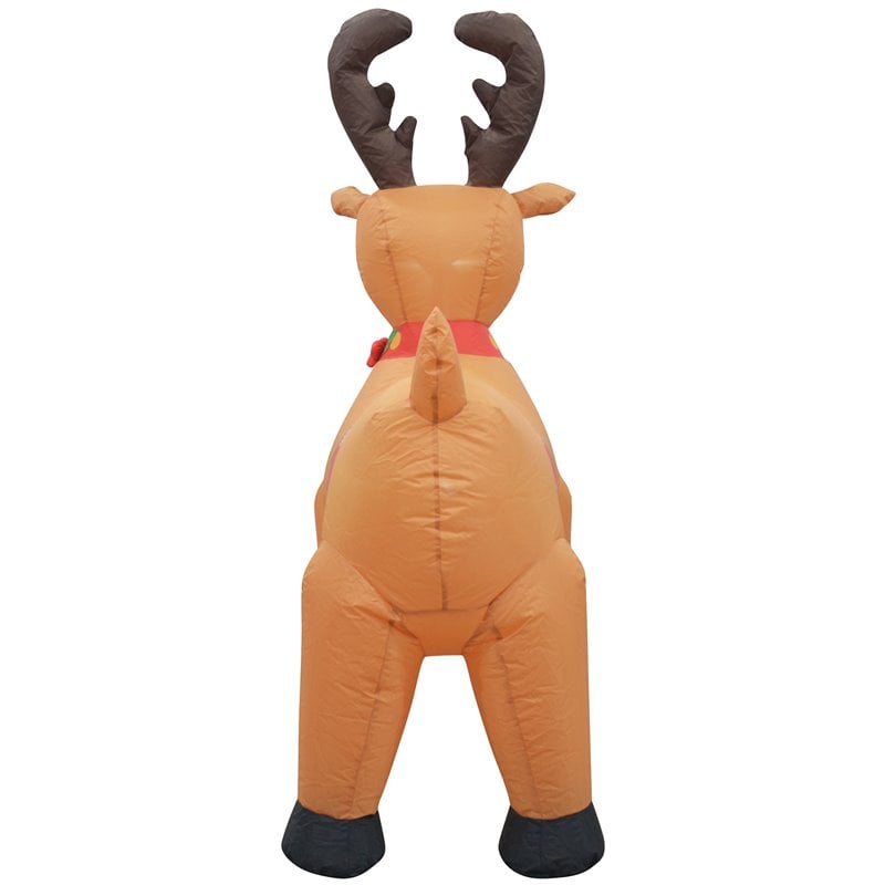 Jeco Giant Weather Resistant Polyester Inflatable LED Christmas Reindeer