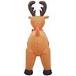Jeco Giant Weather Resistant Polyester Inflatable LED Christmas Reindeer
