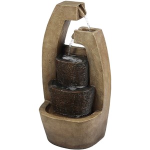 Jeco 32&quot Cascade Water Fountain With LED Light