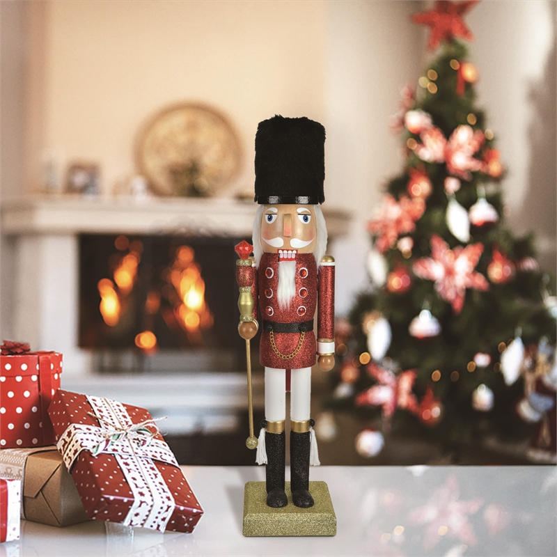 18 In Christmas Nutcracker Shammah Wood Soldier-Multi-color