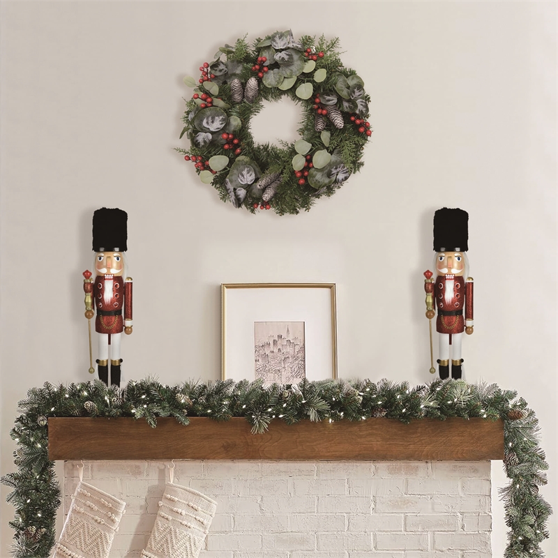 18 In Christmas Nutcracker Shammah Wood Soldier-Multi-color