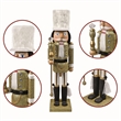 18 In Christmas Nutcracker Eleazar Wood Soldier-Multicolor