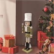 18 In Christmas Nutcracker Eleazar Wood Soldier-Multicolor
