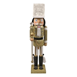 18 In Christmas Nutcracker Eleazar Wood Soldier-Multicolor