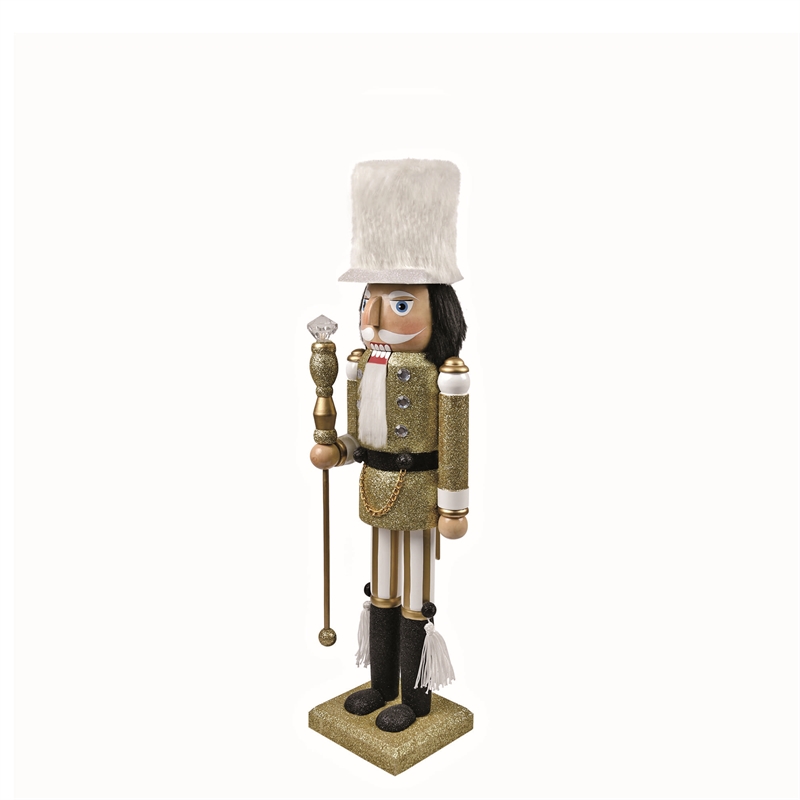 18 In Christmas Nutcracker Eleazar Wood Soldier-Multicolor