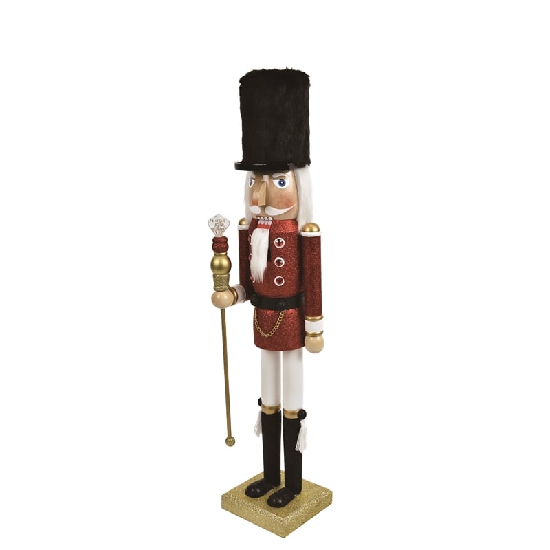 24 Inch Christmas Multi-color Wooden Shammah Soldier Nutcracker
