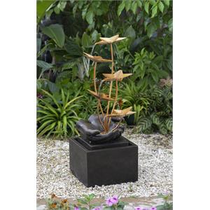 Multi-tier Metal Flowers Fountain