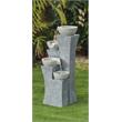 Four-Tiered Modern-style Resin Water Fountain-Natural
