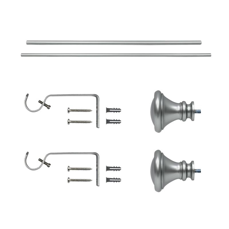 Scarlette Adjustable Single Curtain Rod 28