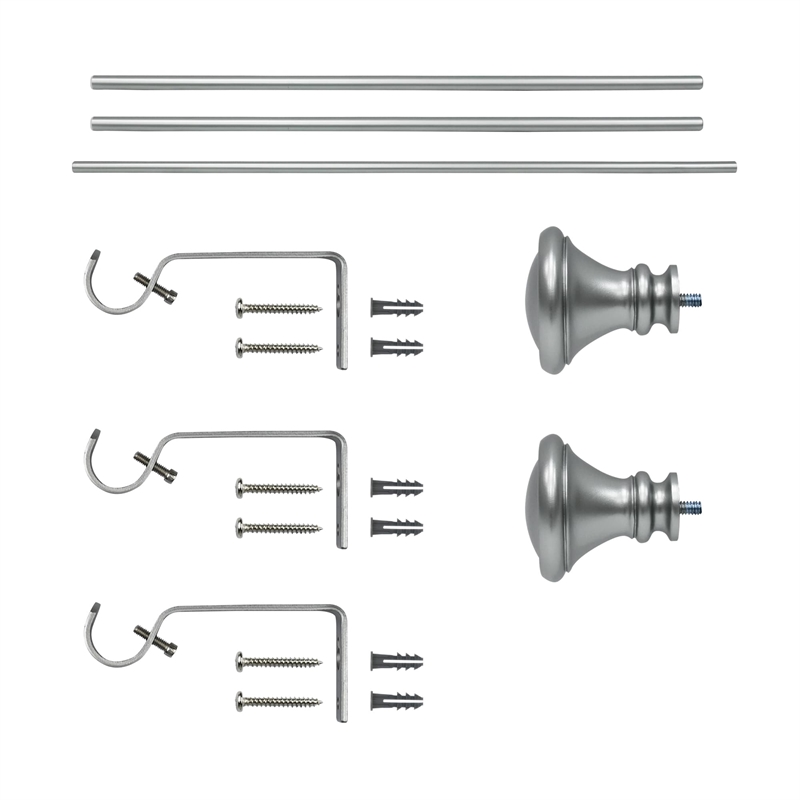 Scarlette Adjustable Single Curtain Rod 84
