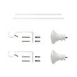 Scarlette Adjustable Single Curtain Rod 28