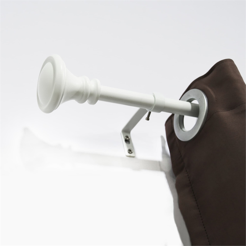Scarlette Adjustable Single Curtain Rod 84