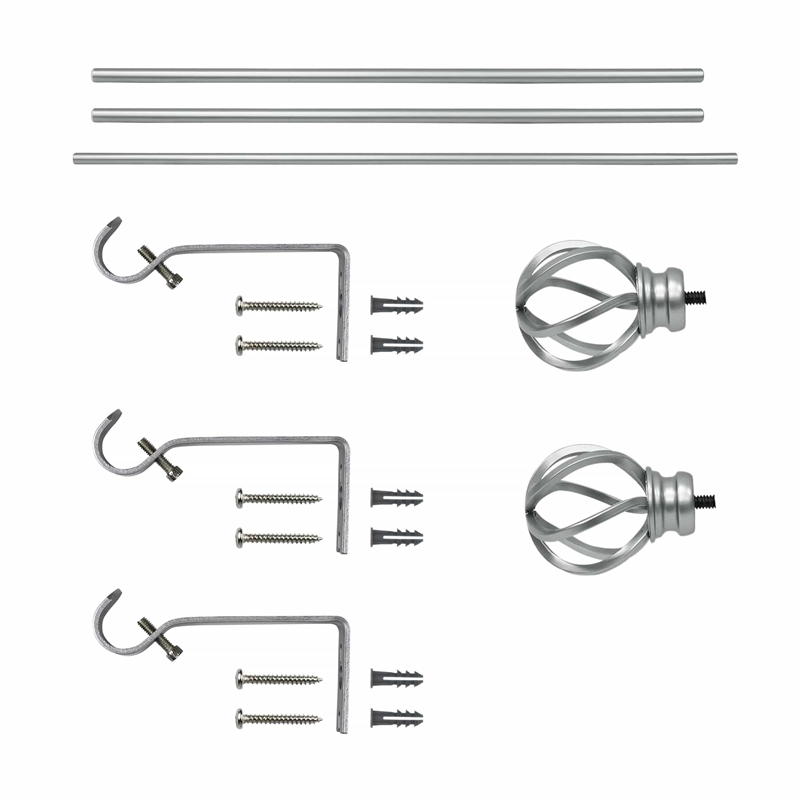 Sophie Adjustable Single Curtain Rod 84