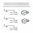 Sophie Adjustable Single Curtain Rod 84