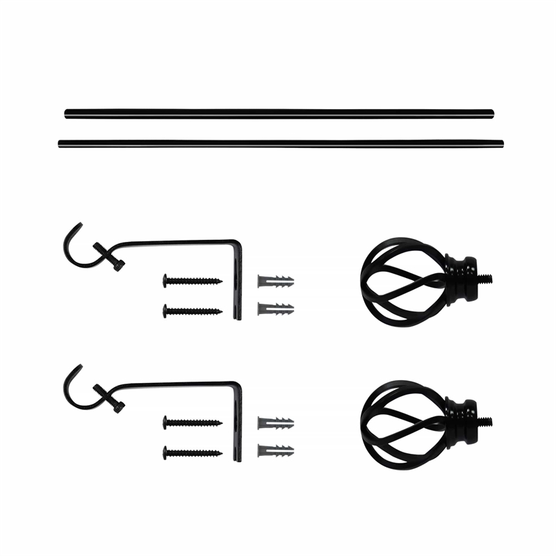 Sophie Adjustable Single Curtain Rod 28