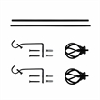 Sophie Adjustable Single Curtain Rod 28