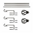 Sophie Adjustable Single Curtain Rod 84