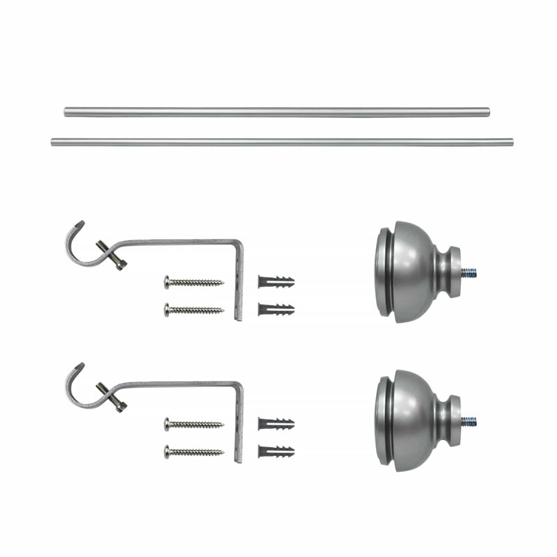 Lily Adjustable Single Curtain Rod 28