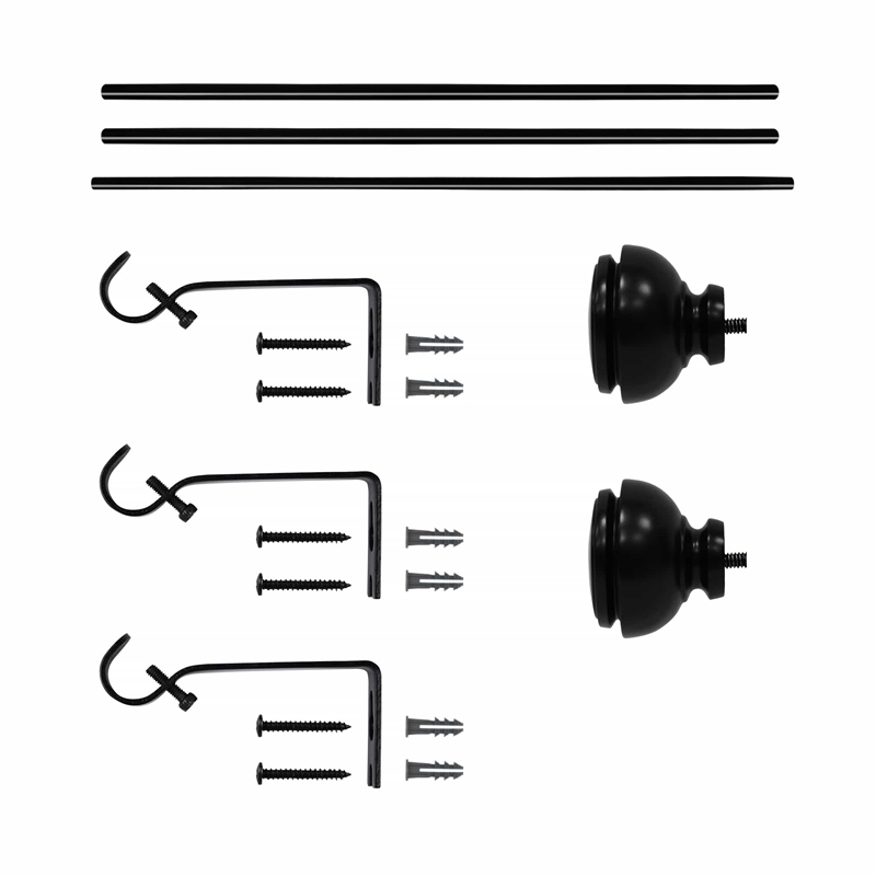 Lily Adjustable Single Curtain Rod 84