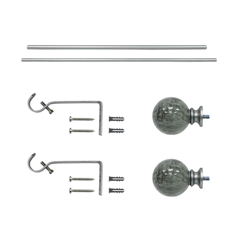 Nancy Adjustable Single Curtain Rod 28