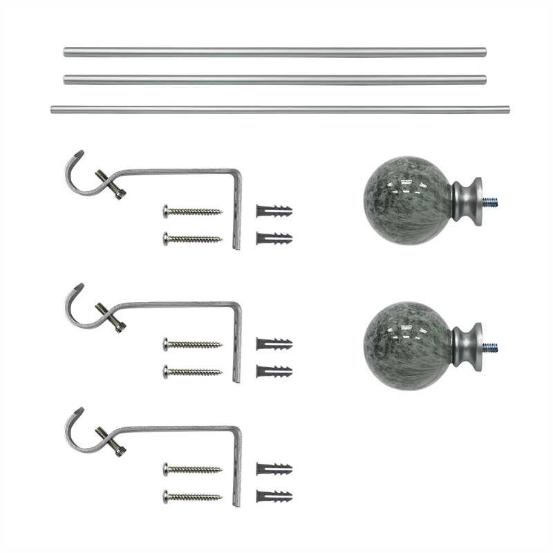 Nancy Adjustable Single Curtain Rod 84