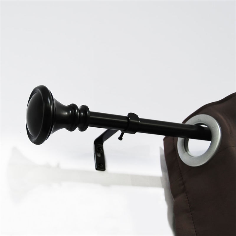 Scarlette Adjustable Single Curtain Rod 28