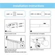 Kings Adjustable Single Curtain Rod 48