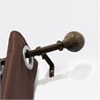 Tom Adjustable Single Curtain Rod 48