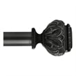 Peony Adjustable Single Curtain Rod 72