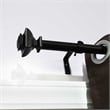 Bruce Adjustable Single Curtain Rod 36