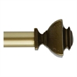 Bruce Adjustable Single Curtain Rod 36