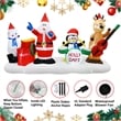 9FT Multi-Colored Christmas Band Inflatable.