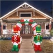 9FT Multi-Colored Christmas Soldier Arch Inflatable.