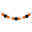 Jeco Inc. Halloween Wood Beaded Trick Gnome Garlands with Tassels in Multi-Color