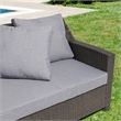 Aoife 4 PC Gray Resin Wicker  Conversation Set with 4