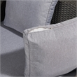 Aoife 4 PC Gray Resin Wicker  Conversation Set with 4