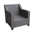 Aoife 4 PC Gray Resin Wicker  Conversation Set with 4