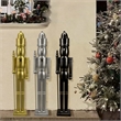 36 Inch Wooden Black King Nutcracker