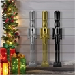 36 Inch Wooden Black King Nutcracker