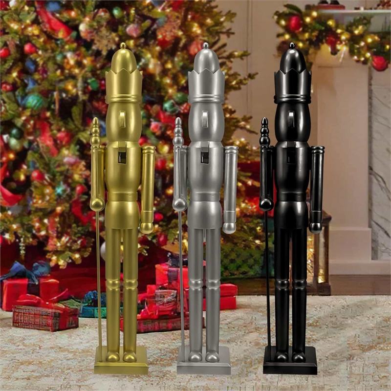 36 Inch Wooden Gold King Nutcracker