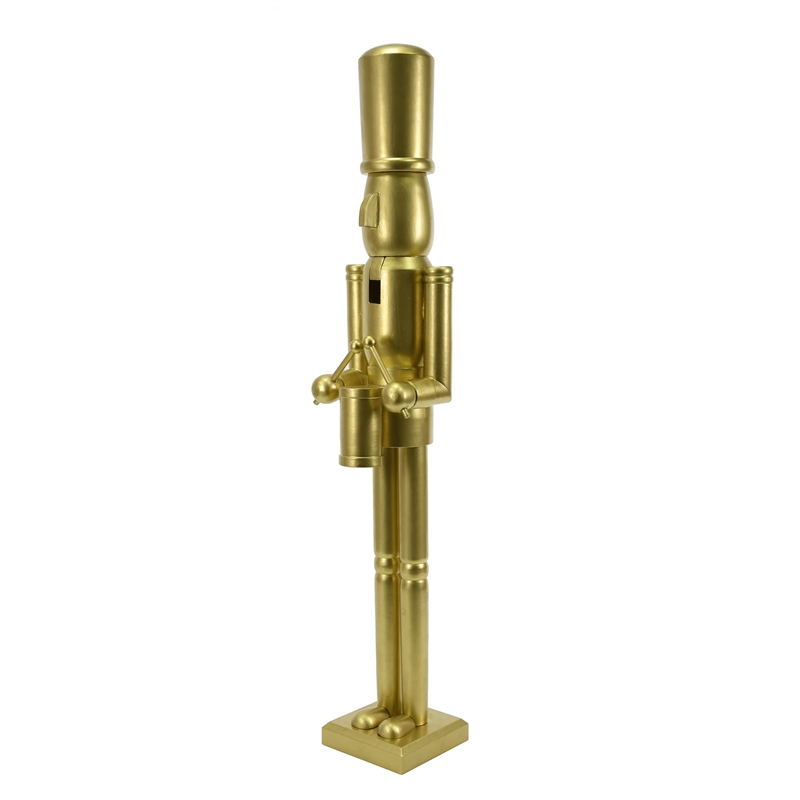 36 Inch Wooden Gold Soldier Drummer Nutcracker