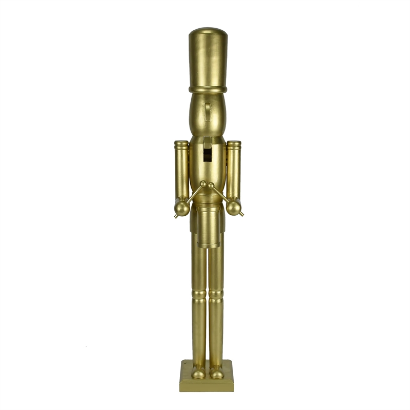 36 Inch Wooden Gold Soldier Drummer Nutcracker