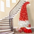 6 Ft Red and White Pre-Lit Santa Hat Tree
