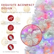4.5Ft Pre-Lit White Flocked Tree with MgO Pot