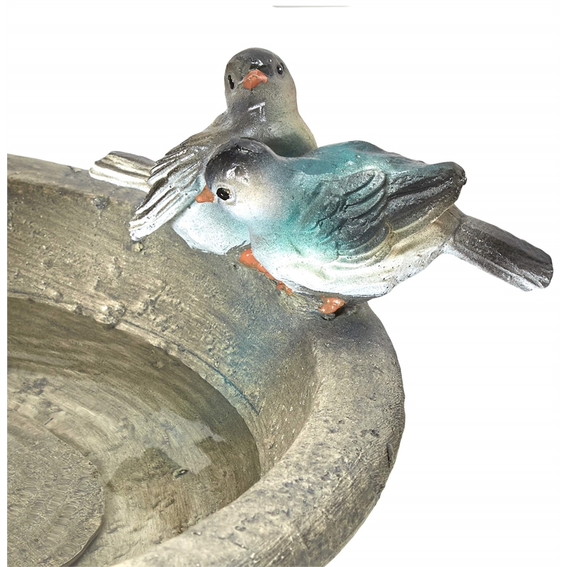 Jeco Versando Bird Bath Outdoor Water Fountain