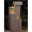 Jeco Sand Stone Cascade Tires Outdoor Indoor Lighted Fountain