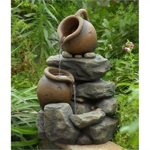 jeco small pots water fountain