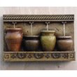 Jeco Colorful Pots Wall Water Fountain